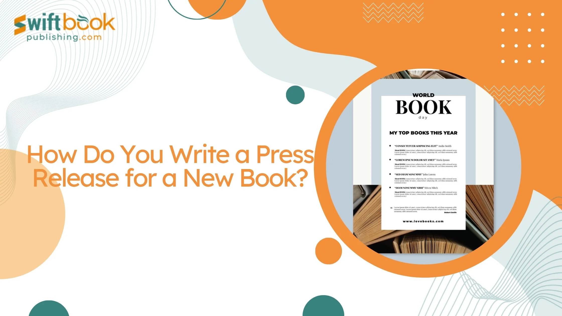book press release template
